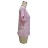 Summer Women's Holiday Style Solid Colour Fashion Loose Lace V-Neck Bat Short Sleeve T-Shirt