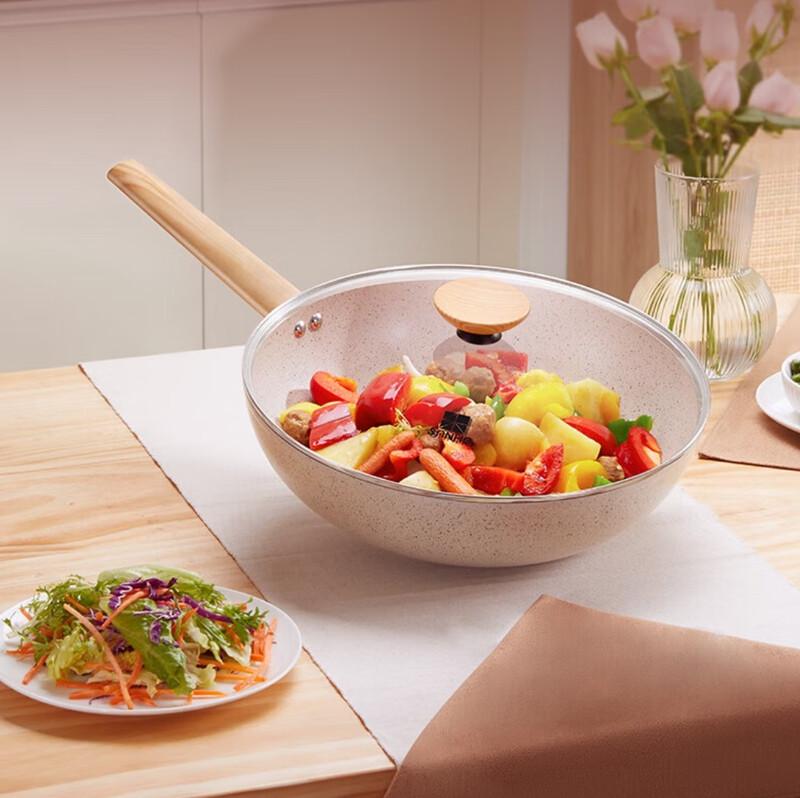 Sanhe Granite Series Non-stick Wok