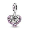 Neuer 925er Sterlingsilber Kupfer Junge Mädchen Tierpfoten Abdruck Perlenanhänger DIY Zubehör PASSEND Original Charms Armband Frauen Party Geschenke