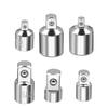 6Pcs Drive Socket Converter Wrench Transform Joint 1/4" 3/8" 1/2" Ratchet Wrench Adapter Chrome Vanadium Sleeve