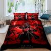 NARUTO Shonen Manga Print Bedding Set – Duvet Cover Set – Luxury Gift for Teens, Fits Double/Single Beds