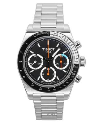 PR516 Chronograph Edelstahl Schwarzes Zifferblatt Automatik T149.459.21.051.00 100M Herrenuhr