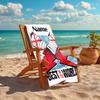 Personalized Customized Proof Beach Towel with CM Punk Pattern - Soft, Absorbent, Quick-drying, Perfect Swimming, Camping&bathing