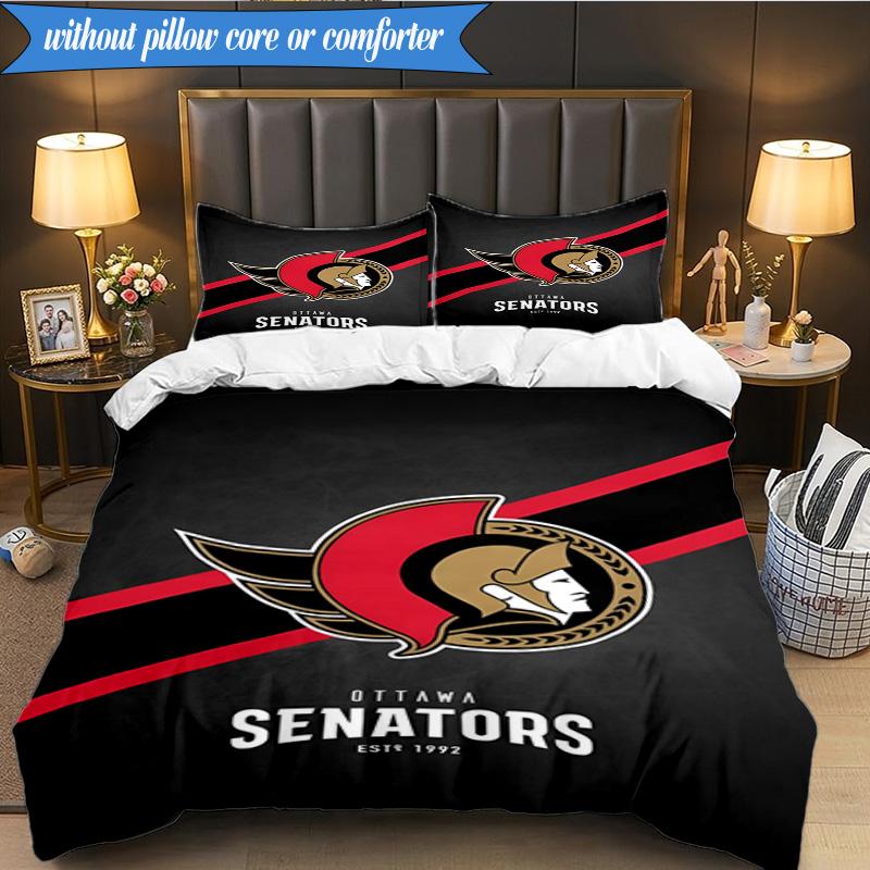 3PCS Senators Heritage Bedding Set,Including 1pc Duvet Cover And 2pcs Pillowcases Perfect for Bedroom, Dormitory, Fan Christmas gift