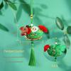 Dragon Boat Festival Embroidered Tiger Sachet Car Pendant - Ethnic Style Ornament