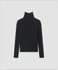 Deolil Button-Up Turtleneck Knit_Charcoal