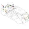 BMW X1 E84 Front Bumper PDC Sensor Wiring Harness (61129236520)