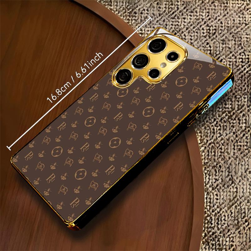 Vendita calda Moda Semplicità Di alta gamma Placcatura Vetro Custodia per Telefono per Samsung Galaxy S26 S25 S24 S23 S22 S21 FE,Ultra,Plus
