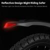 WEST BIKING Reflective Bicycle Fender High Toughness Bike Front Rear Mudguard For 26-27.5 Inch MTB Fenders Bike Accessories