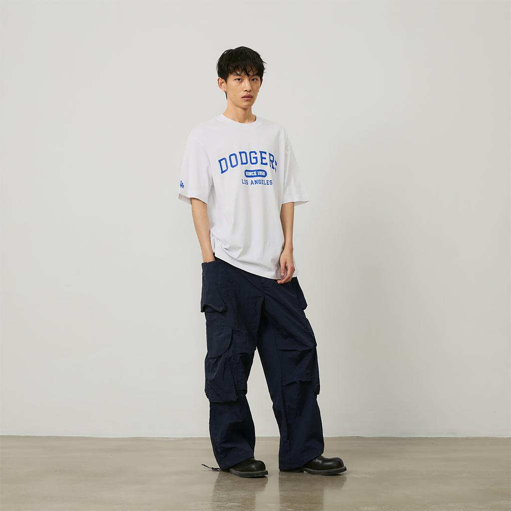 New MLB College Style Series T Shirts Unisex White 3ATSV0243-07WHS