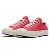 Converse 1970s Round Toe Lace-up Non-Slip Low Top Espadrilles Women's Red