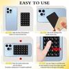 Double-Sided Silicone Suction Pad - Adhesive Rubber Sucker for Mobile Phone Fixing