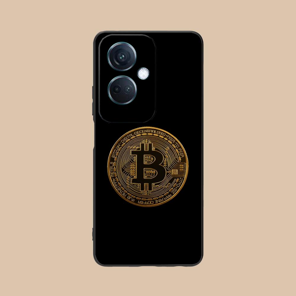 

Чехол для телефона с узором Биткоин для OPPO Reno 14 13 12 11 10 9 8 7 6 5 F T Pro 5G Мягкий TPU Ударопрочный чехол OPPO Reno5 5G