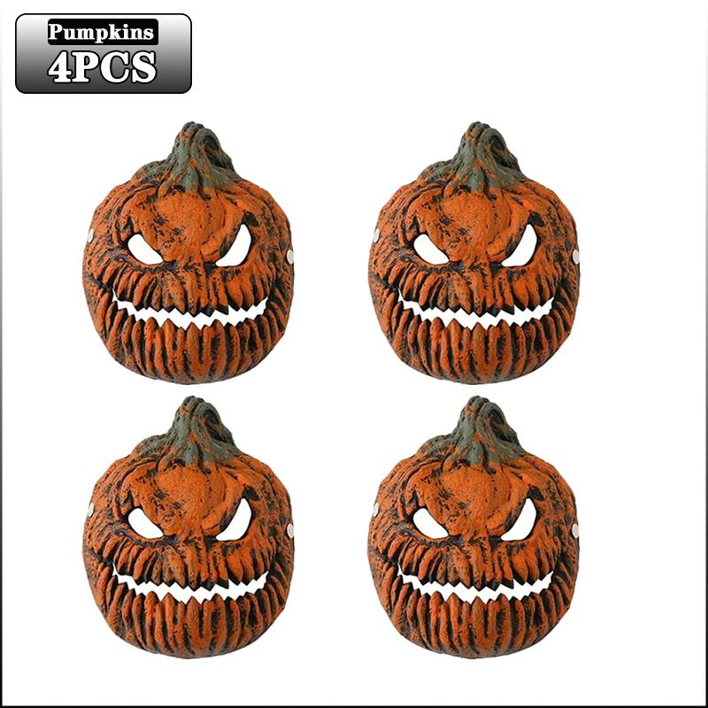 Halloween Pumpkin Head Lampshade Mask Scary Pumpkin Mask COS Props Ghost Face Prom Carnival Playing Masks Halloween Decoration