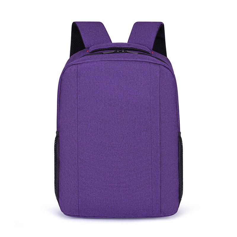 Men's Stylish Solid Color Business Backpack - Large Capacity, High-End Commuter Design