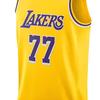 Nike Nba Doncic 77 Los Angeles Lakers Team Limited Swingman Jersey Fan Edition Basketball Vest Men jerseys Yellow DN2140-728