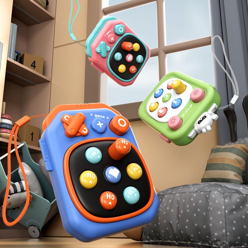 Karotten-Hau-den-Maulwurf Babyspielzeug: Niedliches Mini-Interaktiv-Eltern-Kind-Spiel für die Früherziehung