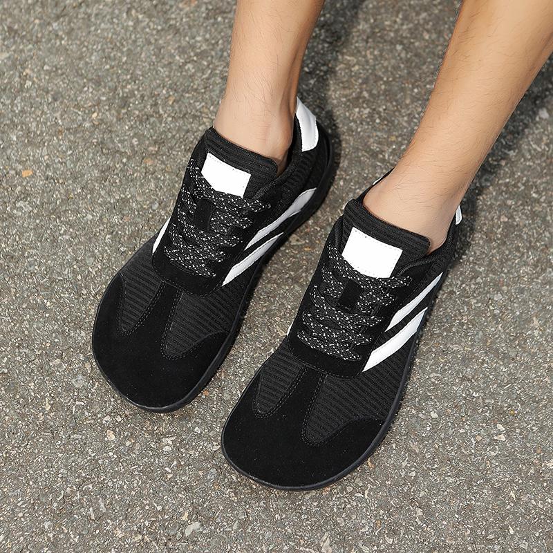 Wide Toe Box Walking Shoes Breathable Comfort Flats Men Women Soft Non-slip Casual Sneakers for Traveling Cycling Plus Size 47