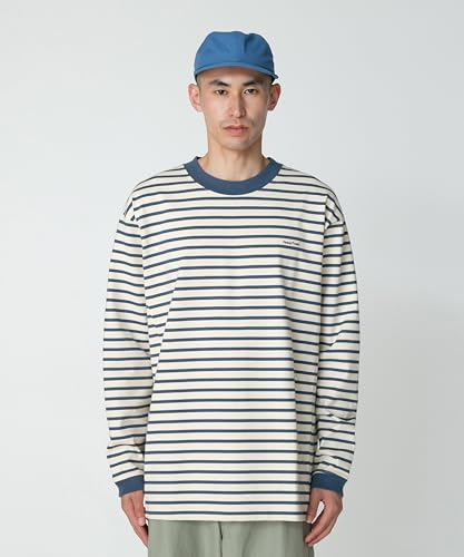Snow Peak Heavy Cotton Border Long Sleeve T-Shirt