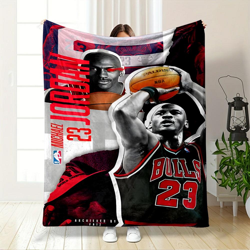 Michael Jordan Basketball Legend Design Flannel blanket for bedroom, living room, sofa, and nap sofas