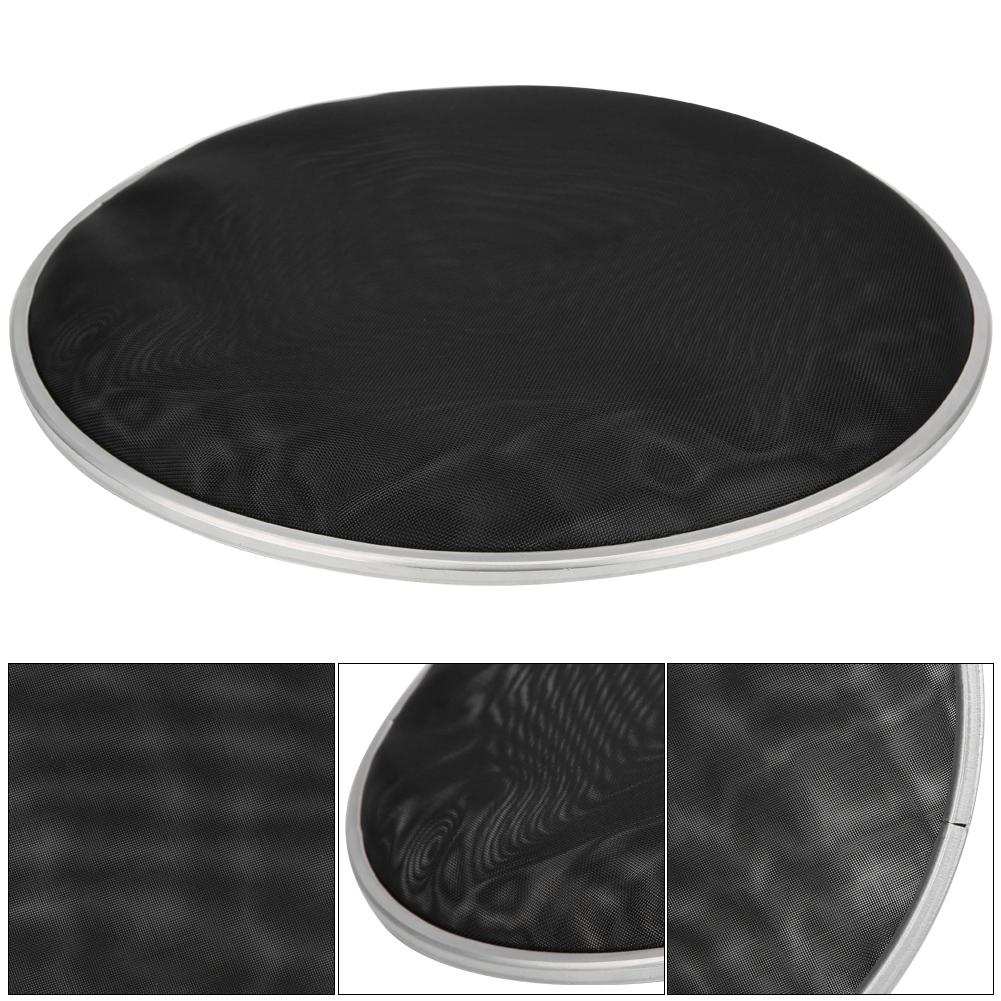 10 Inch Nylon Mesh Drum Head Silent Skin for Drum Set Percussion Instrument Parts Black