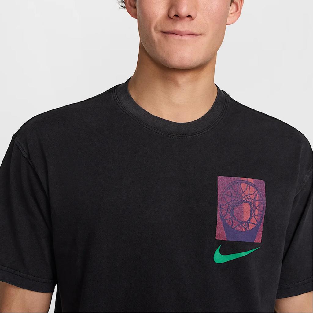 Nike Max90 Round Neck Comfortable Casual Printed Loose Short Sleeve T-Shirt Men Tops Black HJ3326010