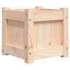 Vidaxl Donica Ogrodowa, 31X31X31 Cm, Lite Drewno Sosnowe
