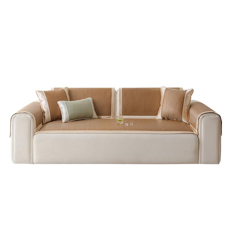 Rattan Mat Sofa Cushion Summer Mat Cool Cushion Seat Cushion Non-Slip Summer New Sofa Cover Cloth Towel