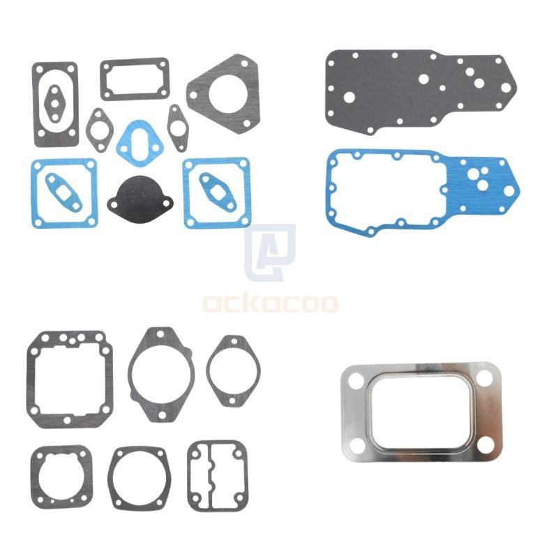 Upper & Lower Full Gasket Set 3804896 3802240 3802361 3802375 for Cumm 4B 4BT 4BTA Engine 3.9L 1989-1993 450C 480E 580K 5160