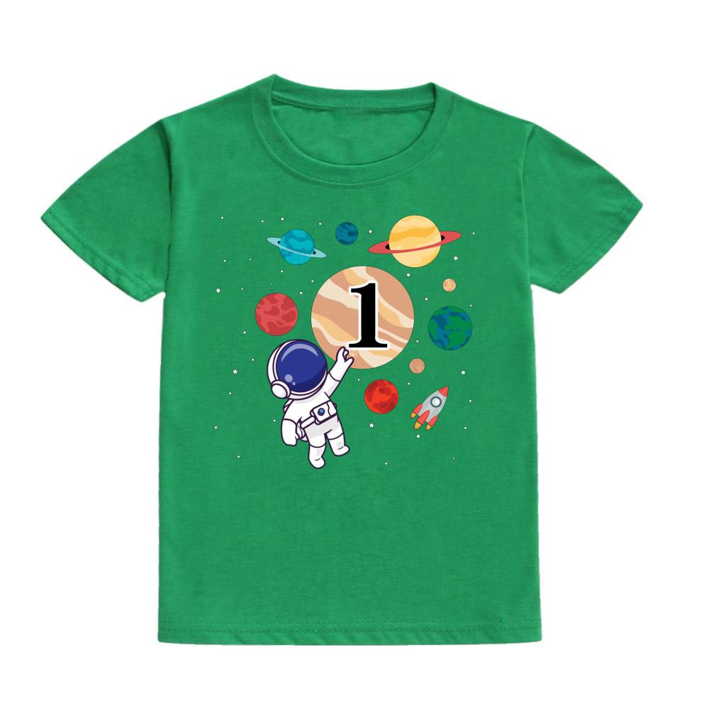Băieți Fete 1-11 ani Haine ținută pentru ziua de naștere Cadou personalizat pentru copii Tricou pentru ziua de naștere Cămașă pentru copil mic Topuri pentru copii cu imprimeu astronaut