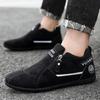 Men Casual Shoes Fashion 2026 Spring Autumn Comfortable Zipper Non-slip Sneakers Warm Plush Fashion Low Heel Outdoor Sports Shoe