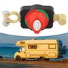 12-48V Heavy-Duty ON/OFF Top Post Marine Battery Disconnect Switch Zinc Alloy
