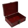 Wooden Jewelry Box Retro Large Capacity Durable Wood Multi Purpose Large Jewelry Box with Lock for