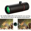 New 10x25 HD Monocular Telescope Mini Portable Mobile Phone Telescope With Holder For Outdoor Camping And Hunting Birdwatching