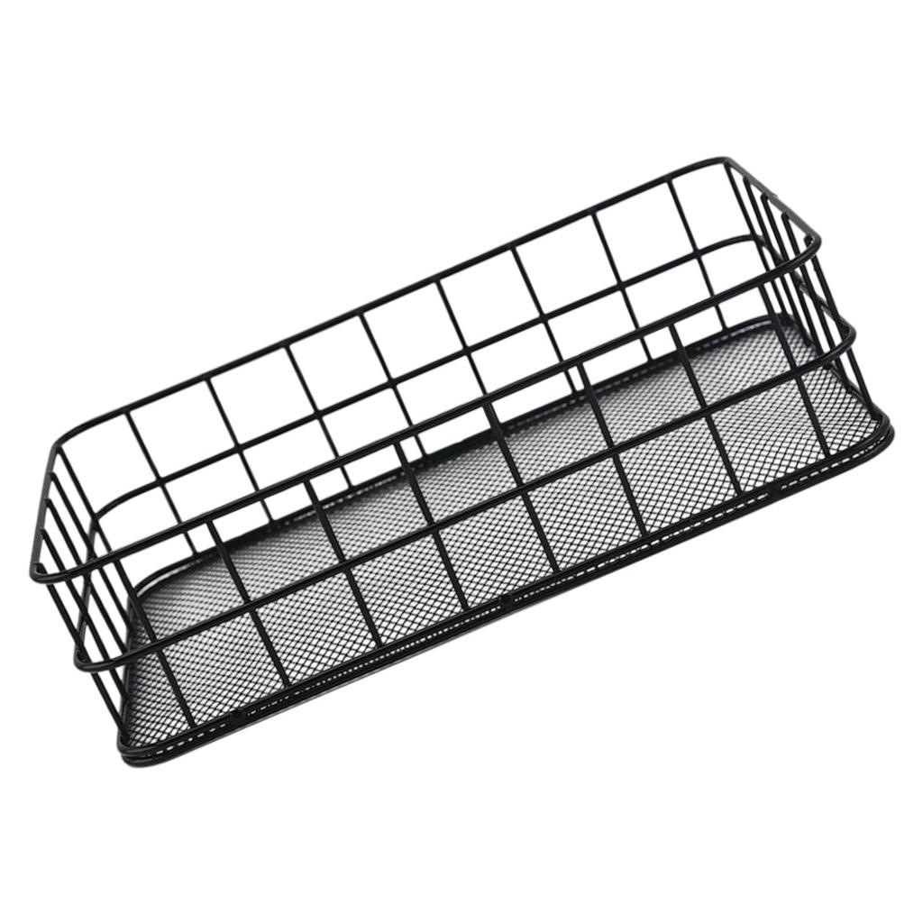 Decorative Iron Mesh Basket For Makeup Accessories Spices Sets Durable Metal Organizers With Ventilated Design