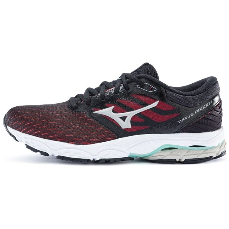 

Mizuno Prodigy 3 Comfortable Versatile Shock Absorbing Durable Breathable Supportive Low Top Running Shoes Women sneaker Black Red J1GD201038 36.5