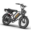 HEADEER BK20 Bicicleta Elétrica para Adultos Bateria 48V20AH Motor 750W Bicicleta Elétrica Carga 150KG Autonomia 80KM Pneus Largos 20 Polegadas E-Mountain Bike para Off-Road