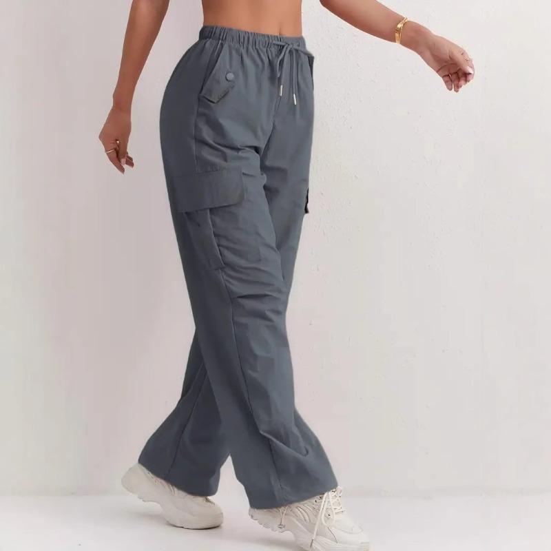 Overalls women's autumn new high-waisted drape quick-drying pants casual wide-leg sweatpants