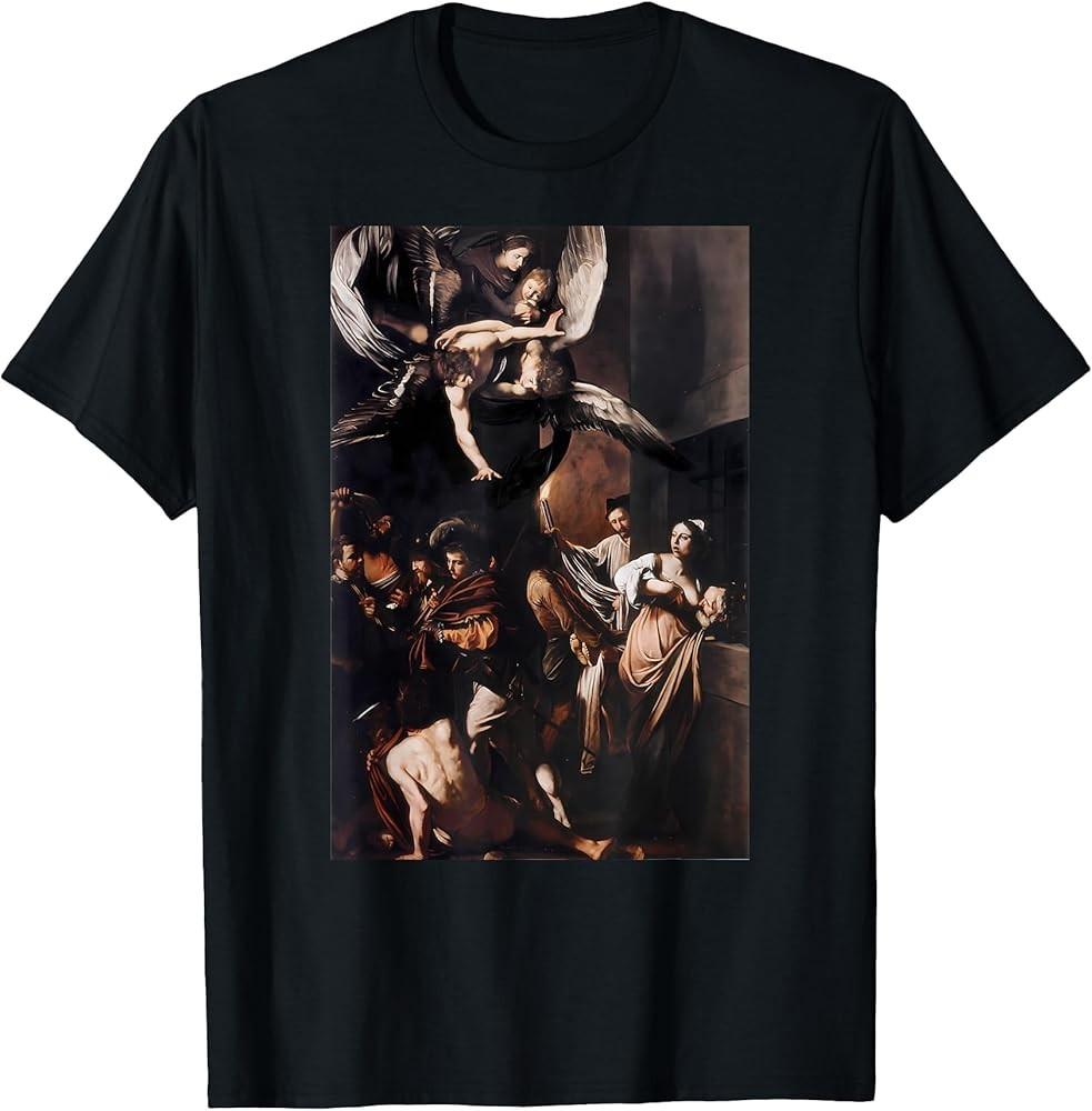 The Seven Works of Mercy by Caravaggio T-Shirt Unisex T-Shirt XXL