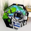 1pc Alien Space Adventure Automatic Open/Close Umbrella, Portable Folding umbrella for Everyday Use yy250826008
