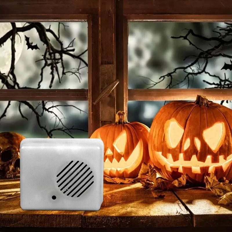Voice Activated Voice Control Scream Speakers for Haunting House and Halloween Festivities Frightening Party Decoration