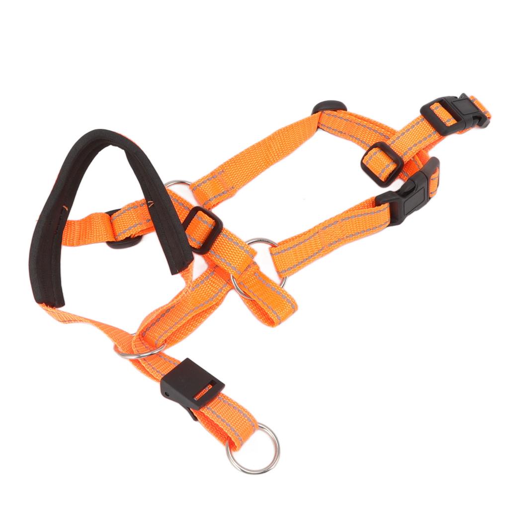 Dog Head Collar Breathable Dog Head Harness Dog Mouth Cover with Adjustable Strap for Outdoor