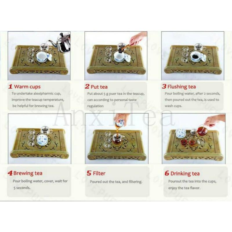 Puerh Tea Cake Cooked Pu-erh Tea Organic Black Herb Lose Weight Yunnan Tea 357g