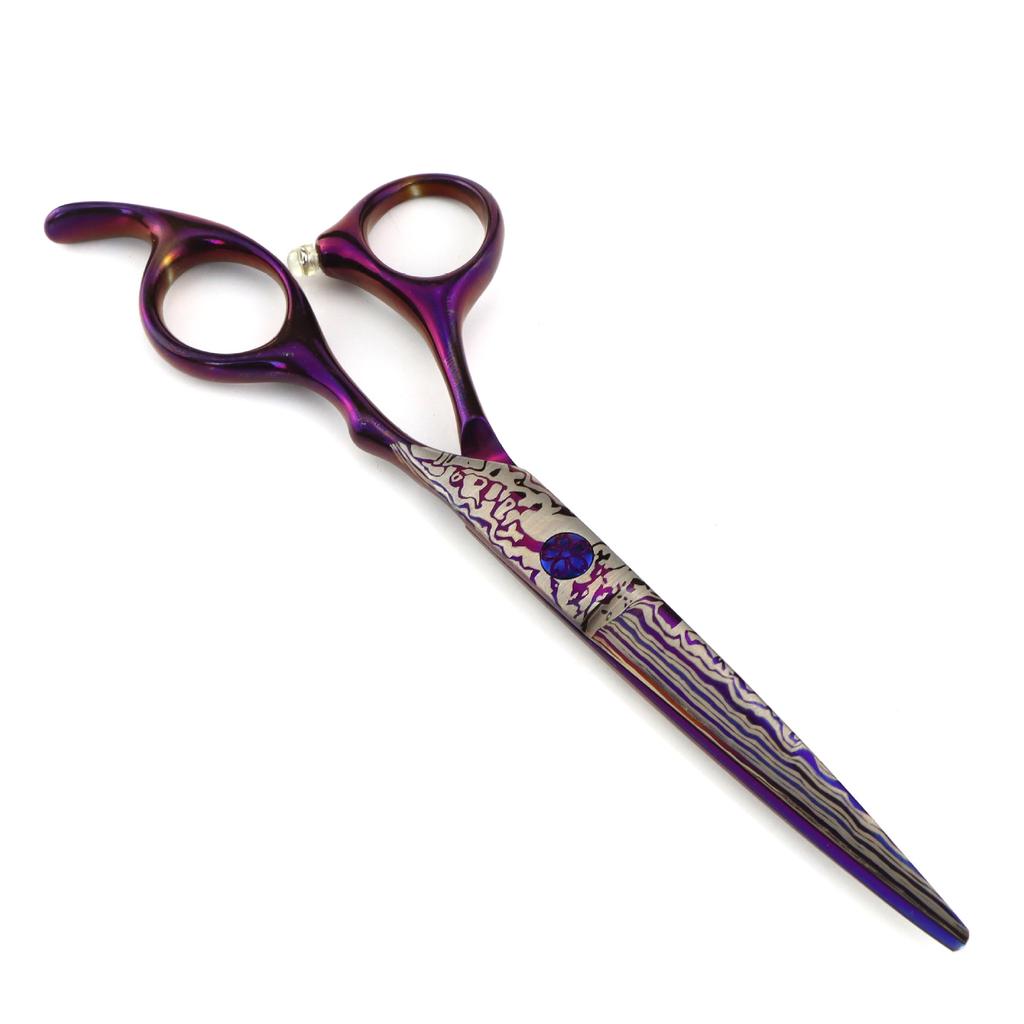 6.0 Inch Purple, Hair Scissors, Hair Scissors, Tooth Scissors, Bangs Scissors, Tooth Scissors, Thin