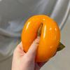 Handmade Orange Slushy Squeeze Fidget Toy Soft Slow Rebound Stress Relief Toy for Surprise Blind Box Filler Gift