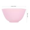 Silicone Bowl Home Use Odorless Anti-Drop 12.5x8cm Facial Mask Mixing Measuring Prep Non-Slip Staging Ingredient Bowl