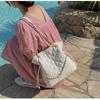 IELGY Oil Wax Leather Chain Underarm Bag Commuter Tote Bag