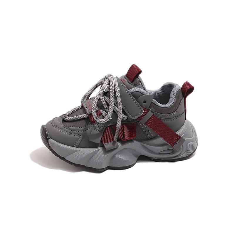2026 Kids' Leather Sports Shoes: Spring, Autumn Casual Running Sneakers for Boys & Girls