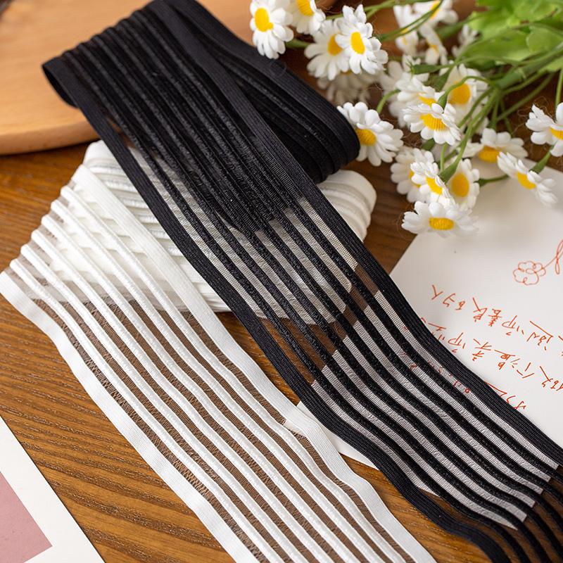 2Meters lace fabric trimmings for DIY clothing sewing accessories sewing materials elastic webbing strap 5cm wide crafts supply