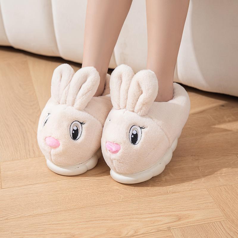 Útulné podzimní/zimní plyšové zvířecí pantofle - Super měkký fleece, Silné a teplé